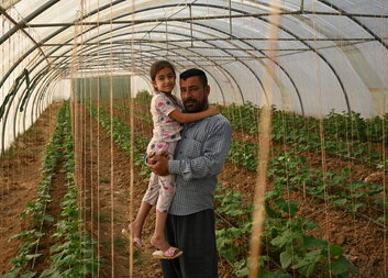 Díky pomoci Charity může Kameran z Iráku navázat na rodinnou farmářskou tradici