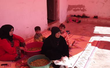 Rodina syrských uprchlíků 