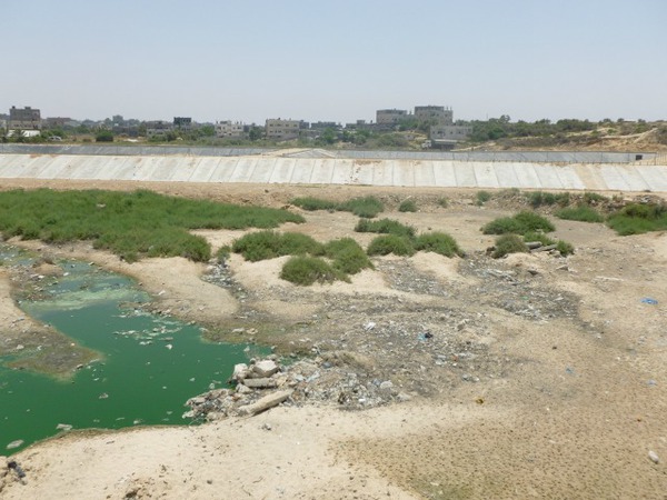 100 million litres of raw sewage enter the sea daily in Gaza. (Caritas Jerusalem)