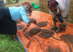 Production begins with preparation of material