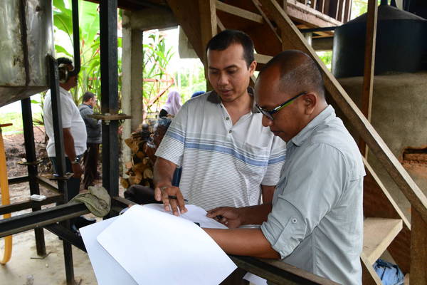 Meeting in Aceh Jaya.