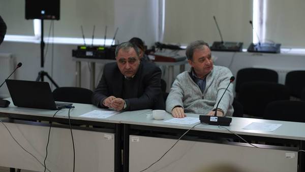 Vlevo Dr. Ioseb Abasadze s kolegou z ČR Janem Voříškem
