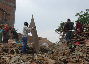 The devastating earthquake left people with dreadful experiences