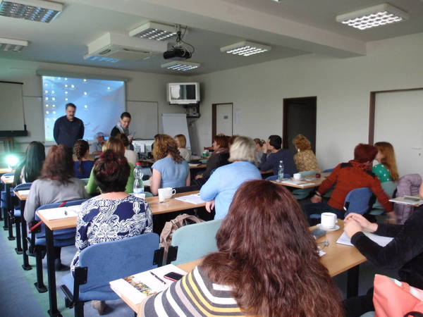 Training for Ukrainian psychologists, Prague, April 2015.
