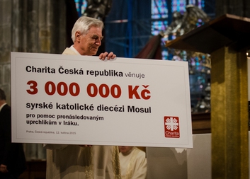 Kostelní sbírka pomáhá na Ukrajině, v Sýrii i v Iráku