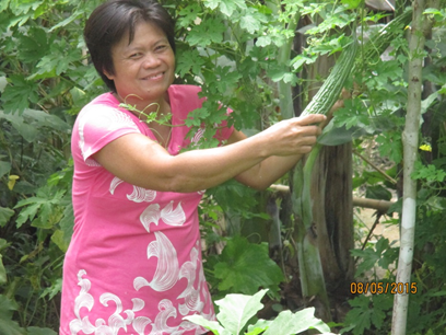 Woman in Cogon village.