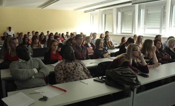 Martin Franz at Mendel University in Brno (photo: Ondřej Suchánek).