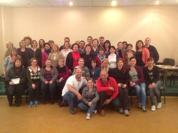 Successful training of psychologists in Lvov and Kiev.