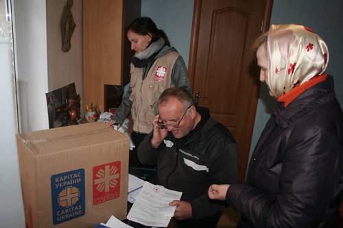Humanitarian workers.