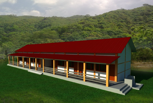 Architectural plan (photo: Caritas Switzerland).