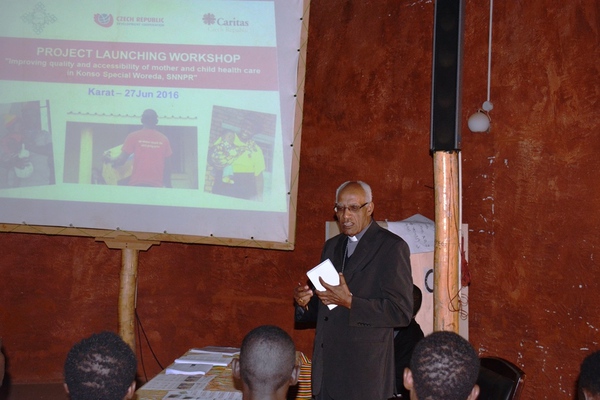 Bishop Tsegaye Keneni. 