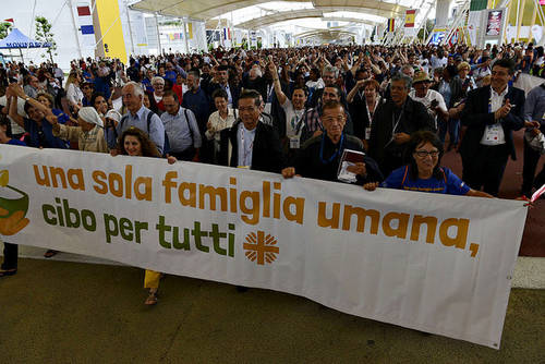 Caritas representatives from around the world (photo:  Simone Stefanelli).