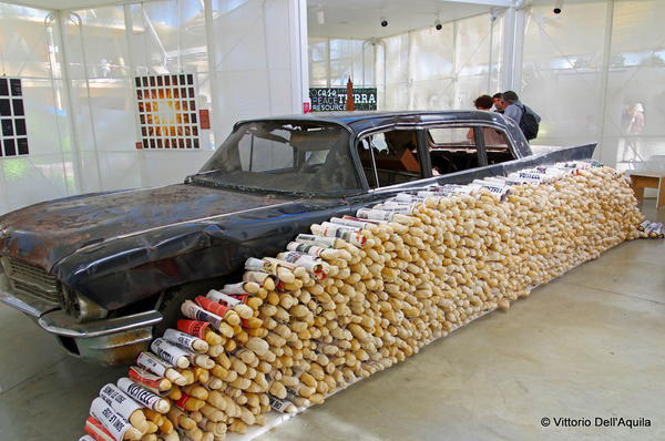 One of the exhibits (photo:  Vittorio Dell'Aquila). 