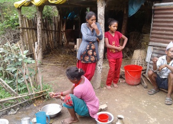 Nepalese girl Susmita again in school