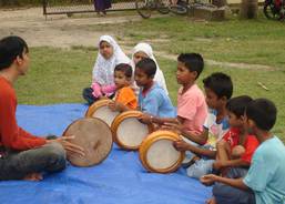 Dance and music helping children to recover