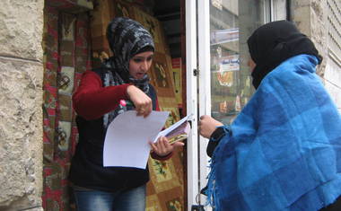 Registrace a zjišťování, co rodina potřebuje