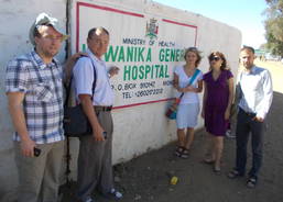 Czech medical team enters to the Lewanika hospital