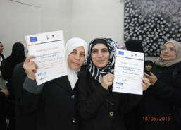 New graduates of the training.