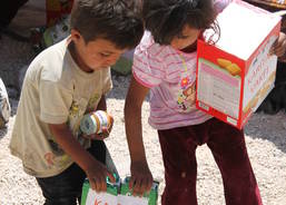 The supply of milk and food for children