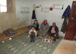 Visit to a Syrian family.