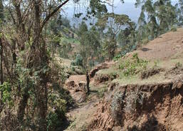 In Ethiopia, erosion often occurs.