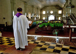 At the beginning of the first farmers' market 