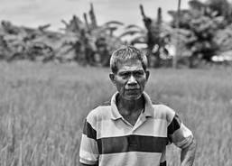 Jose Evina, 65-year-old farmer