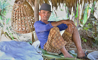 Jeden z filipínských farmářů