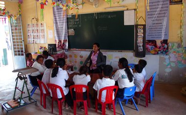 Děti se vyučují základním vědomostem