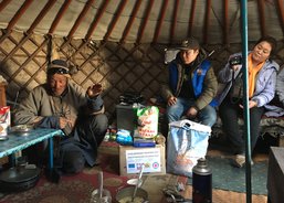 Caritas Czech Republic team visited elderly single headed family