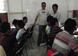 In the course of the classes.