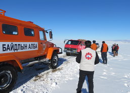  Transport of food and warm clothing is problematic also for Caritas trucks