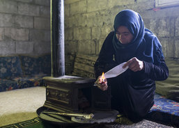 Instead of the radiators, they use stoves
