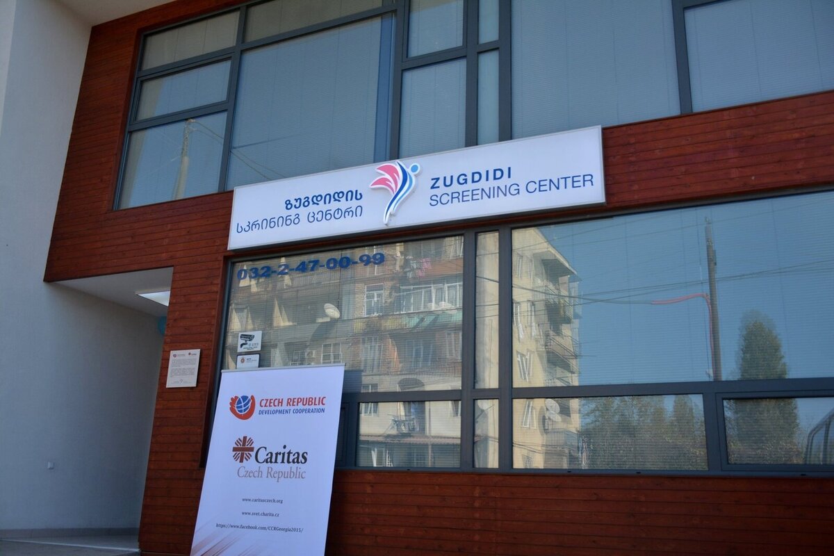 Caritas Czech Republic in Georgia opened a new screening center in Zugdidi in October 2019