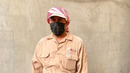 Muhammed díky našemu školení získal stabilní práci a dokáže zaopatřit svou rodinu