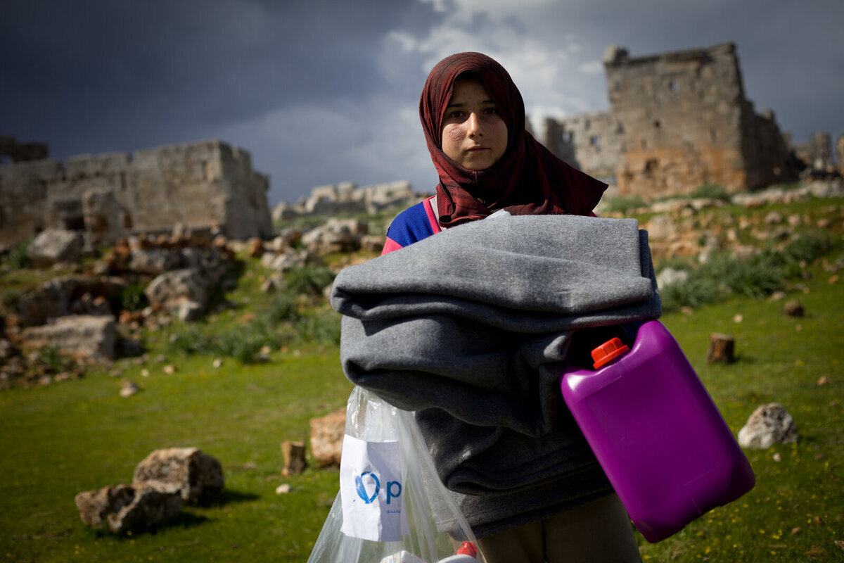 Distribution of humanitarian aid Syria