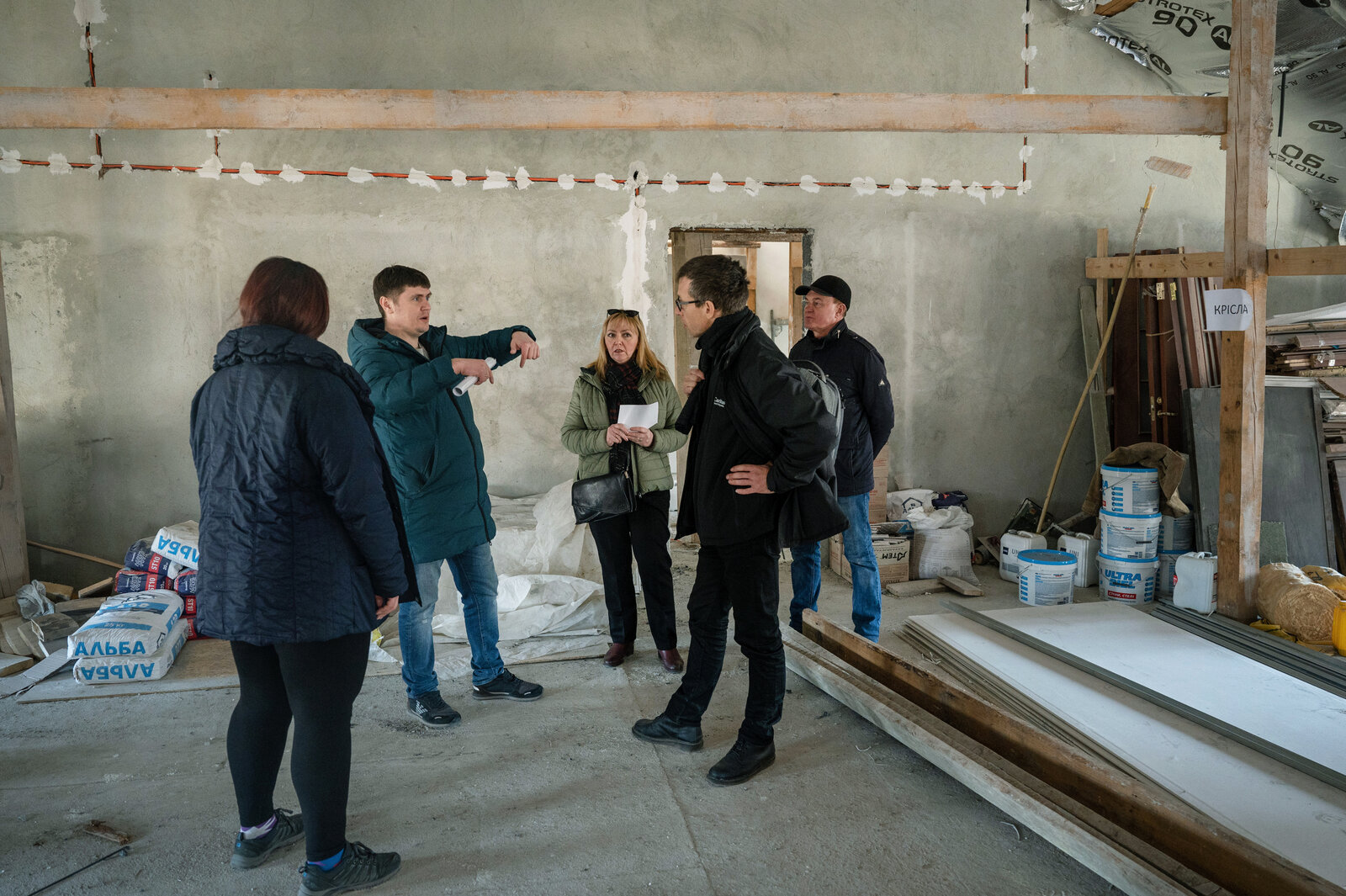 Building long term refugee accommodation in western Ukraine