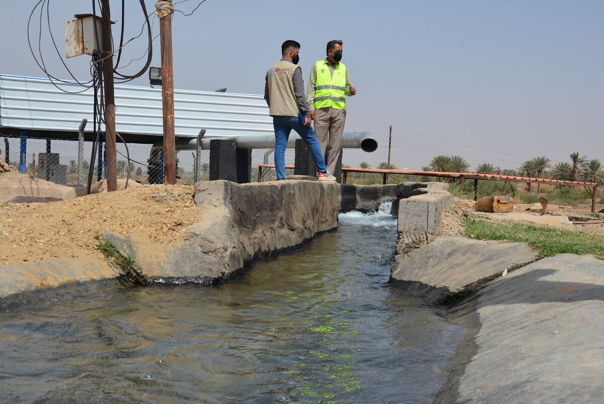 irrigation canal in Iraq