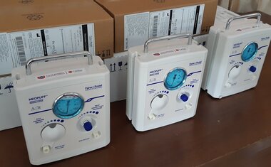 Přístroje pro dětskou nemocnici v Kambodži