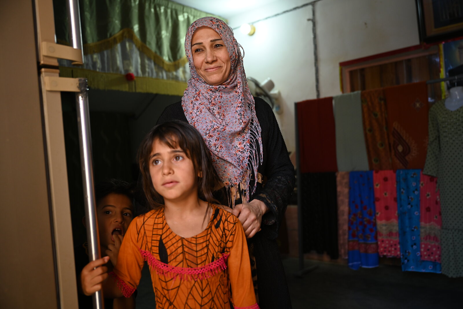 Eman from Iraq is a successful tailor