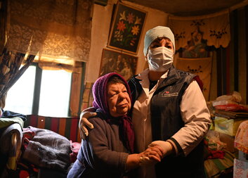 Moldavanka Raisa se neobejde bez pomoci druhých. Služby centra domácí péče jsou pro ni vysvobozením