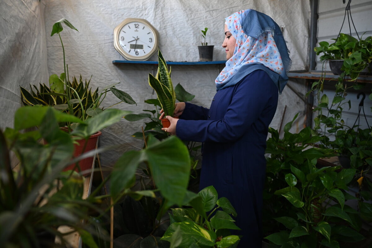 Tasneem runs a successful horticulture business