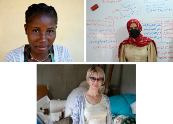 3 women from Zambia, Iraq and Georgia who are running their own businesses thanks to Caritas Czech Republic