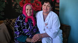 Zdravotní sestra je pro mě jako dcera, říká Maria z Moldavska, která využívá služby centra domácí péče