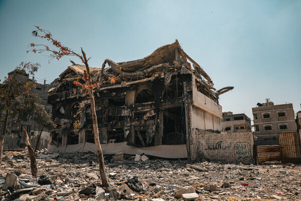 Následky bombardování Gazy (foto: Charita Jeruzalém)