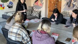 Díky podpoře Charity si lidé na Ukrajině mohou najít novou práci a pokračovat v běžném životě