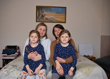 I just want my life back, says Natalia after she fled from Ukraine to Moldova with her daughters