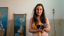 How Iman from Iraq turned her father’s artistic legacy into a handmade business