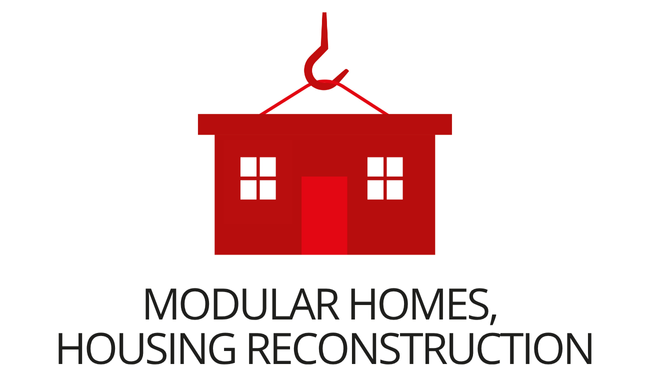 Modular homes, housing reonstrution