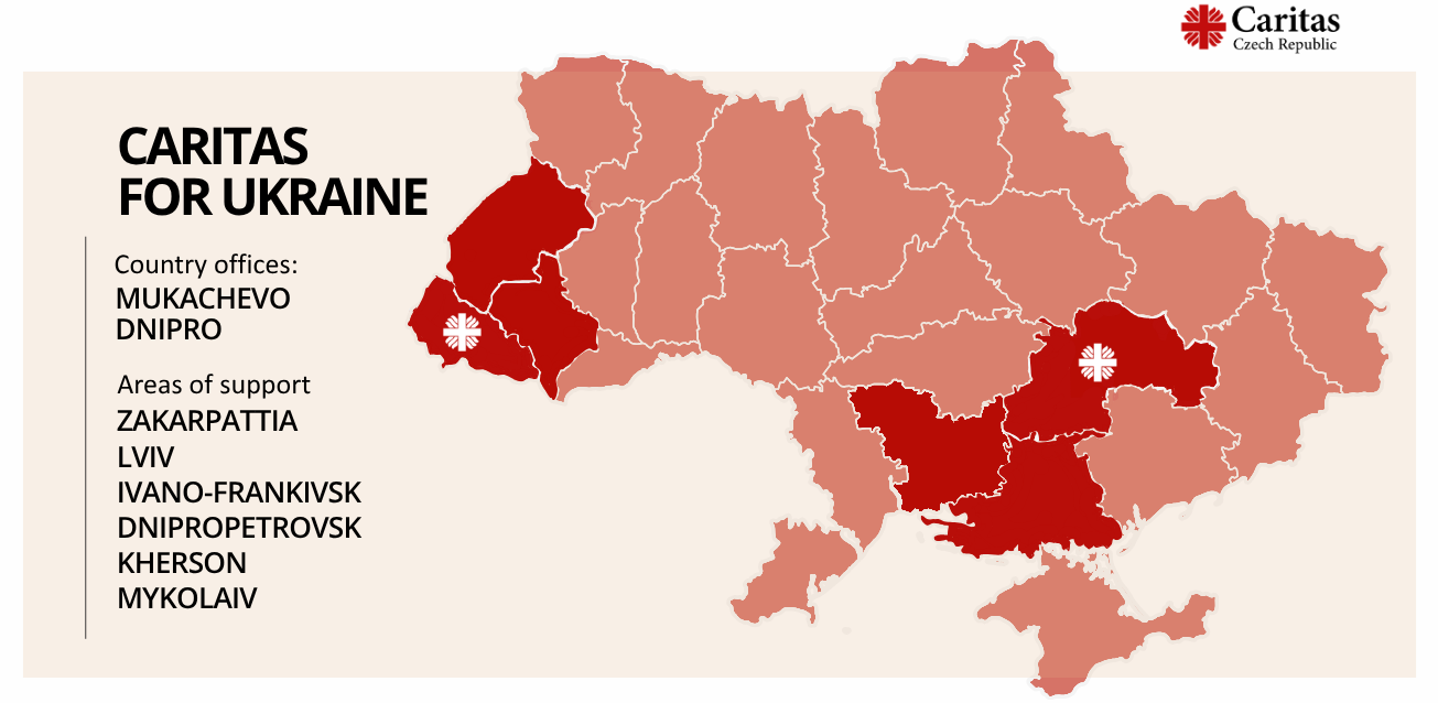 Where Caritas Czech Republic operate